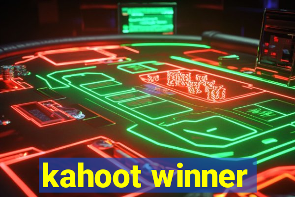 kahoot winner